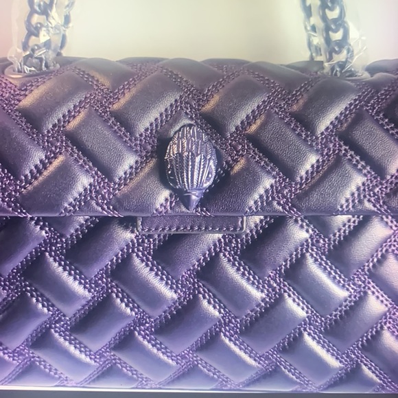 - KURT GEIGER LONDON KENSINGTON DRENCH LEATHER SHOULDER BAG - Picture 5 of 10